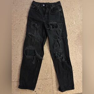 Urban Outfitters BDG High-Rise Baggy Black Jeans